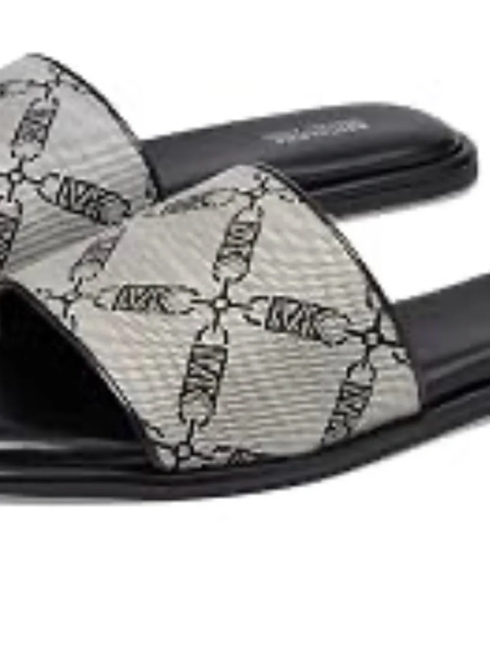 Michael Kors Hayworth Slide Natural/Black 7.5 M